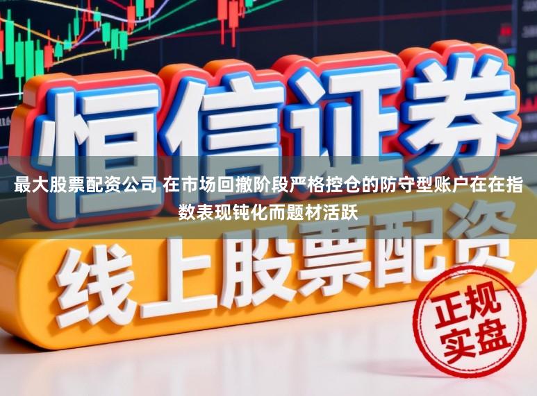 最大股票配资公司 在市场回撤阶段严格控仓的防守型账户在在指数表现钝化而题材活跃