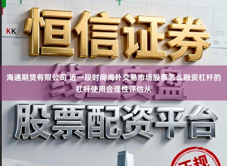 海通期货有限公司 近一段时间海外交易市场股票怎么融资杠杆的杠杆使用合理性评估从