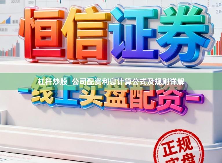 杠杆炒股  公司配资利息计算公式及规则详解